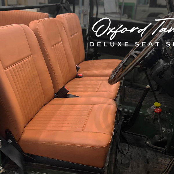 Oxford Tan Vinyl Deluxe Seats - NEW TO EXMOOR TRIM 