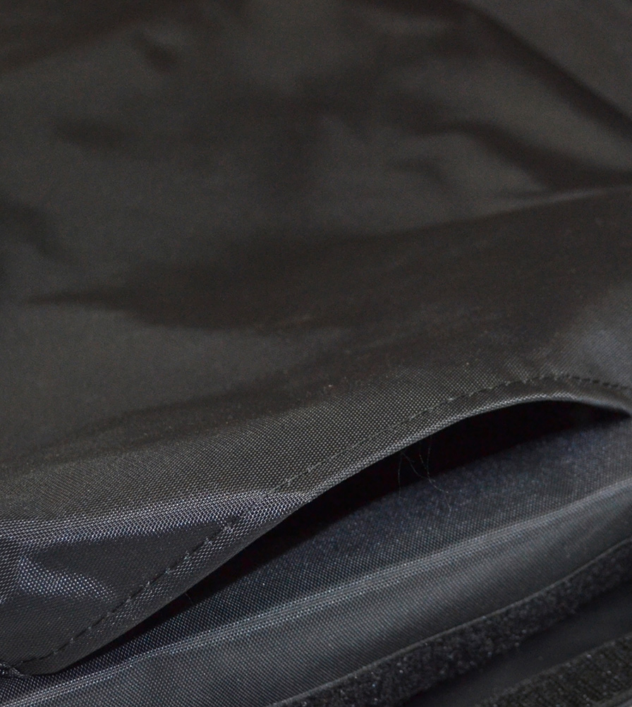 Exmoor Trim Black Nylon Seat Cover Swatch